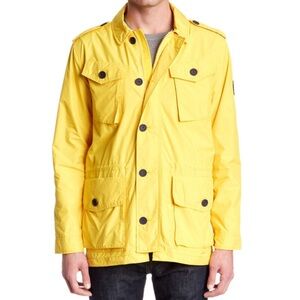NWT Sperry Top-Sider Water and Rain Resistant Jacket Yellow Size Large
